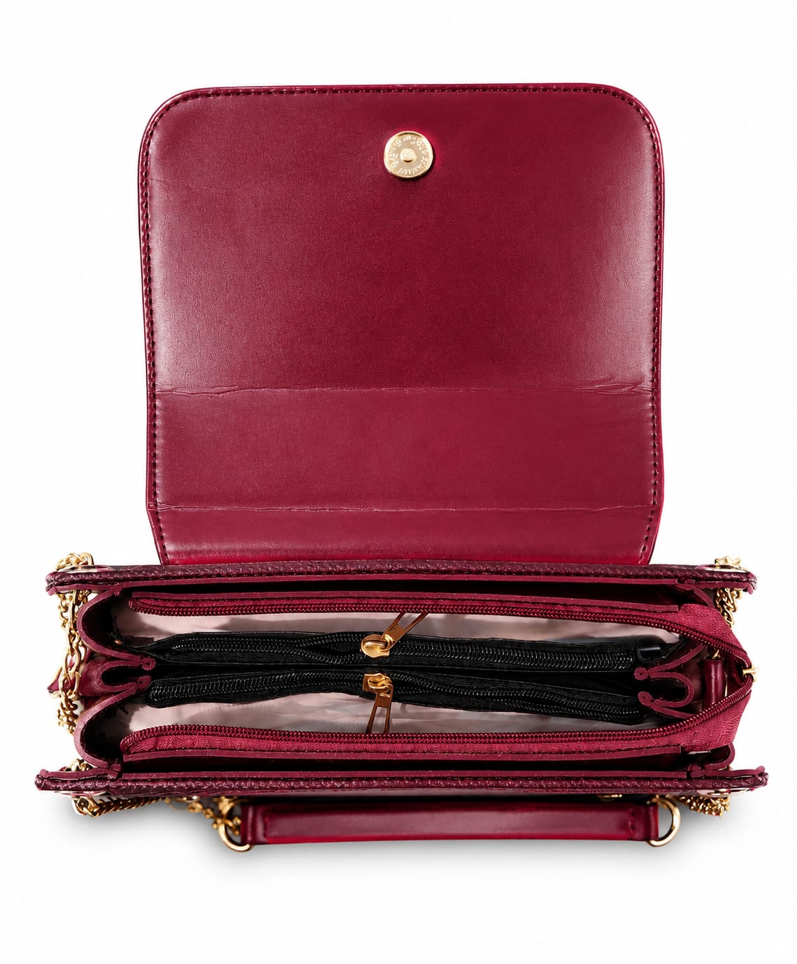 Luxe Black Croc-Embossed Kiss-Lock Handbag with Gold Frame
